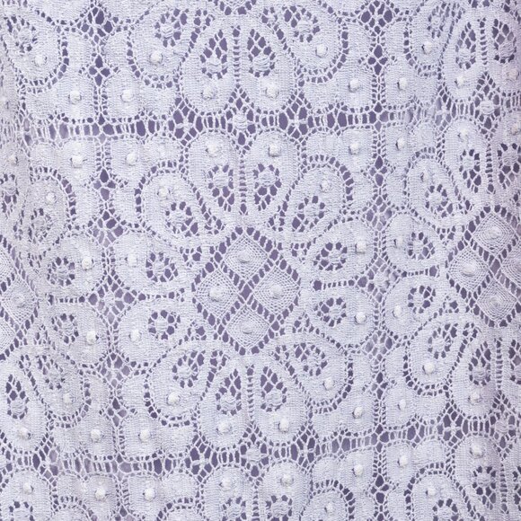 Burberry Prorsum SS/14 Pale Lavender Cotton Lace Bustier Strapless Dress - Picture 6 of 13